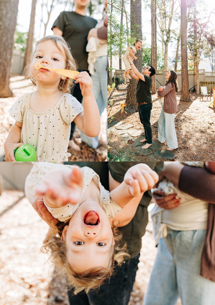 Newborn Session with a Toddler

