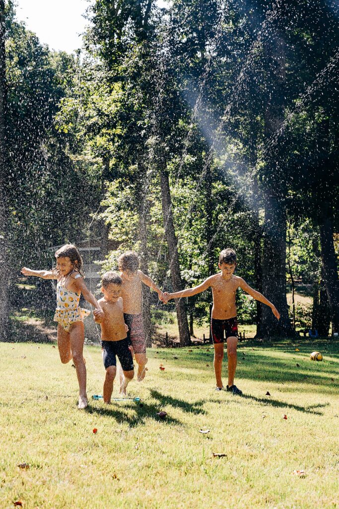 at-home family photo session